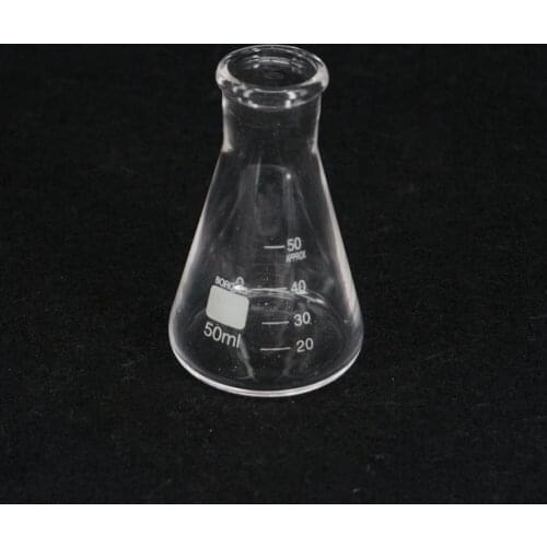 50ML Conical Erlenmeyer Flask G3.3 Borosilicate Glass Lab Supplies