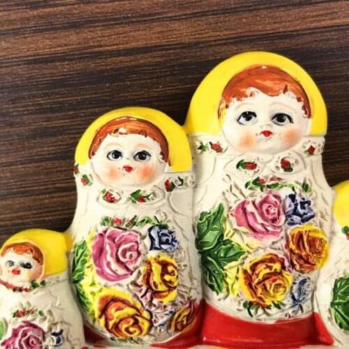 Hot Selling Newest European Moscow, St. Petersburg Tourist Scenic Refrigerator Magnetic Stickers Home Decor Souvenir