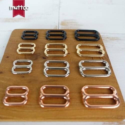 Metal buckle for bag cat dog leash 15mm,20mm,25mm webbing adjustable buckles loop accessory durable hardness 4 colours