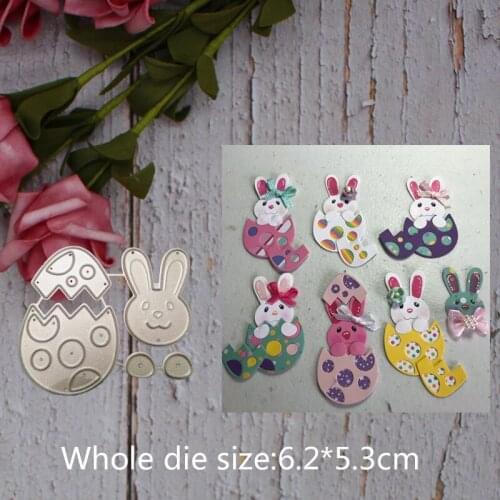 Breaking out the bunny Metal Cutting Dies New for Craft Dies Scrapbooking for Card Making Album Embossing Paper Stencil Decor