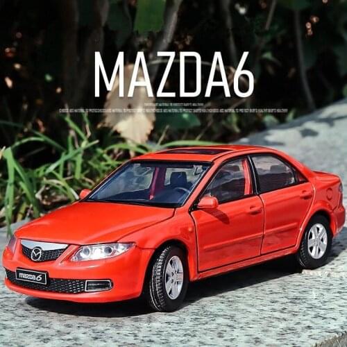 1:32 MAZDA 6 Classic Car Alloy Car Model DieCasts Metal Vehicles Car Toy Model Collection High Simulation Car Toys For Kids Gift