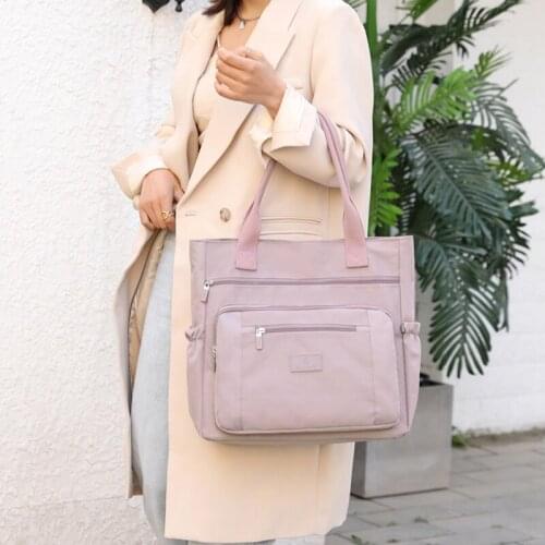 2021 Fashion Women Shoulder Bag Large Capacity Nylon Womens Tote Bag Female Luxury Designer Handbags For Ladies Shopping Bag