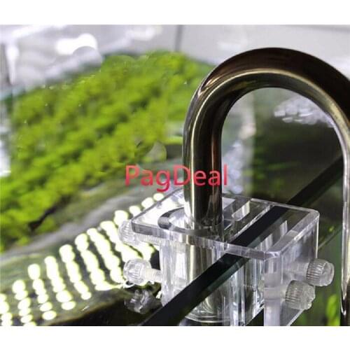 Soft Hose Tube Fixture Holder for Dosing Pump Arylic Mount Fish Tank Fixed Clip Clamps Aquarium Water Pipe Fixing Support