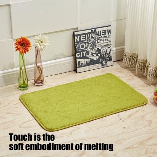 SR 40x60CM 9 Color Rug Bedroom Carpet Door Floor Bathroom Home Carpets Livingroom Bedroom Home Textile Rugs Accessories Supplies