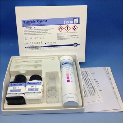 Cyanide test paper 0.03% cyanide test paper 0.03% sodium cyanide test strip 91318 German MN