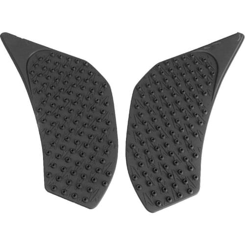 Motorcycle Tank Traction Pad Side Fuel Gas Grip Decal For Yamaha FZ-6N S 2006-2010 Black