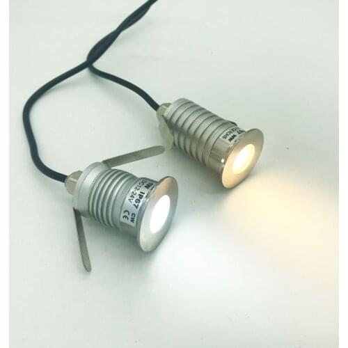 1W 3Watt CREE 12V-24olt DC IP68 Mini Led spotlight Wall Pool Bathroom spot lighting