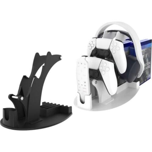 Universal Game Controller Stand For PS5/PS4/Xbox/NSPRO 3 In1 Handle Bracket Remote Holder Storage Organizer Disc Rack