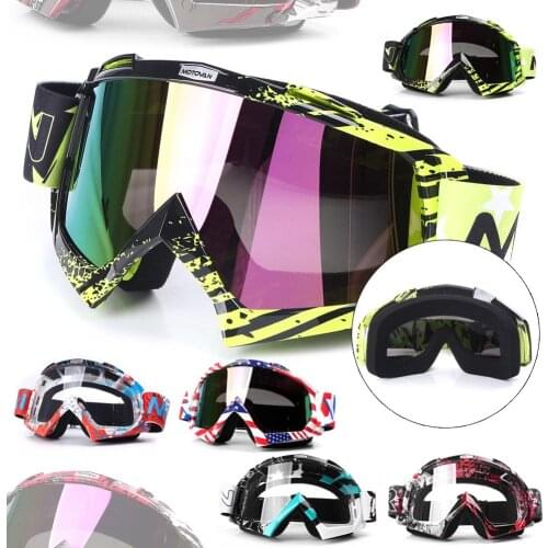 Waterproof Motocross Goggles ATV Off-Road Helmet Ski Casque Motorcycle Glasses Racing Motorbike Sunglasses