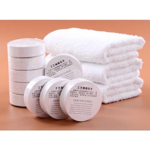 100pcs large Compressed towel (30 * 65cm / 14 * 26inch) Express hotel dedicated 100% cotton towel SN1105