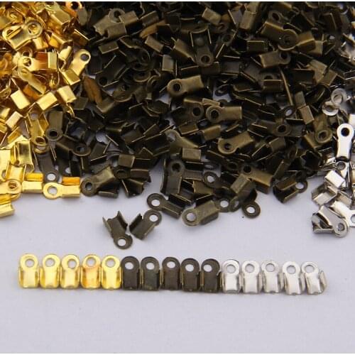 1000pcs Rope Clips Bracelet Necklace Buckle DIY Jewelry End Caps
