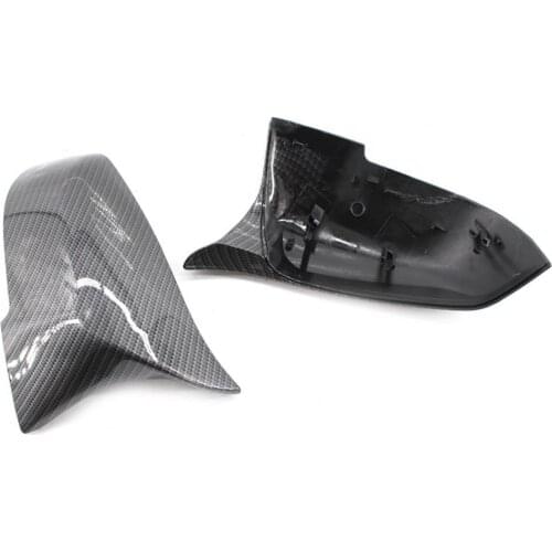 80% 2121 Hot Sell 2Pcs Carbon Fiber Rearview Mirror Cover Protective Mirror Cap Auto Accessories 51167292745/51167292746/5116222