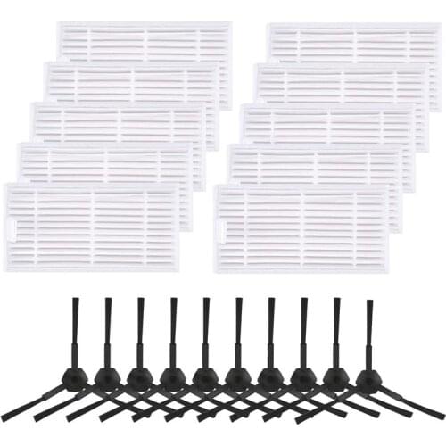 20 Pack Replacement Filter & Brush Accessories For Ilife V3S V3S Pro, V5, And V5S V5S Pro Robot Vacuum Highly Efficient