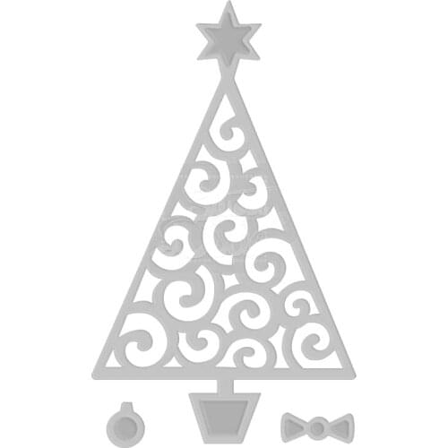 2020 New Christmas Tree Pots Metal Cutting Dies For Cut Paper Embossing Making Decoration Greeting Card Scrapbooking NO Stamps