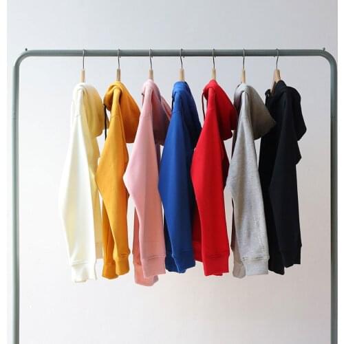 2021 Spring/Autumn Hoodies Women Casual Loose Pullovers Long Sleeve Pocket Hooded Hoodies Women Sweet Sweatshirts Femme Tops