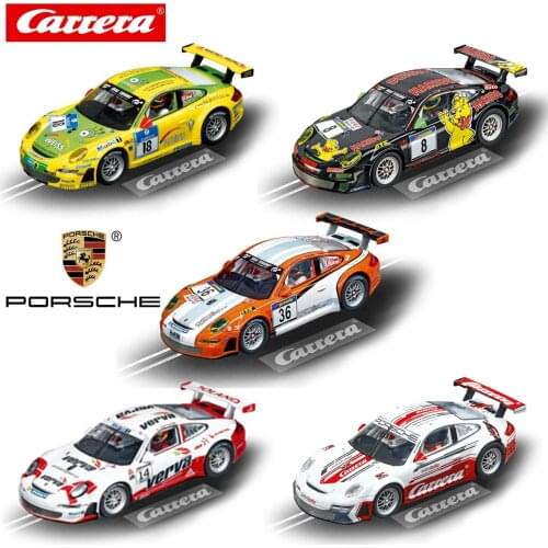 Carrera Slot Car Digital132 Porsche GT3 RSR 30609 Manthey Racing/30680 Haribo Racing/30714 Hybrid / 30727 Lechner Racing / 30828