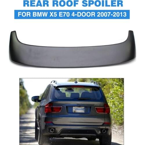 Car Rear Roof Spoiler Lip Wing for BMW X5 E70 4-Door 2007-2013 back Window Spoiler FRP Unpainted black primer Car Styling