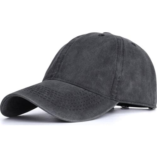 Mens Baseball Cap Outdoor Summer Solid Color Washed Retro Distressed Hat Ladies Hat Park Outdoor Popular Unisex Dad Cap womens