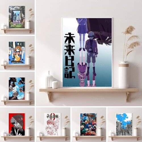 Home Decoration Japanese Animation Painting Wall Art HD Print Modern Poster Character Canvas Cuadros Modular Picture For Gift