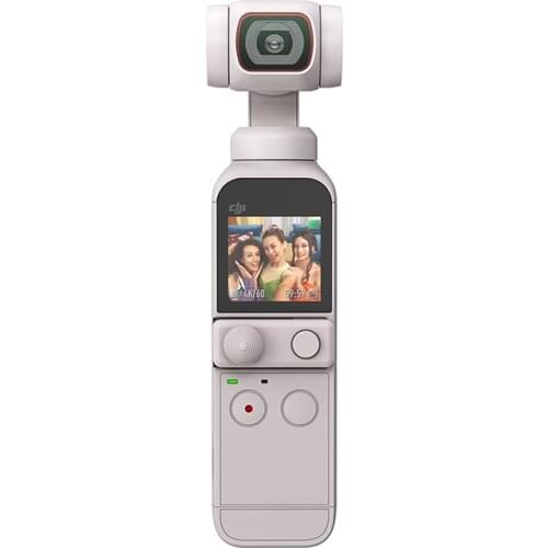 Sunset White DJI Pocket 2 Exclusive Combo Pocket-Sized 3-axis Stabilized Handheld Camera with 4K/60fps Video Can Track Actively
