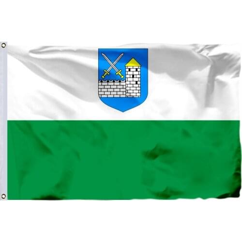 Estonia West Estonian Counties Flag 90X150cm 3x5ft 120g 100D High Quality Lääne-Virumaa Lipp Banner Free Shipping