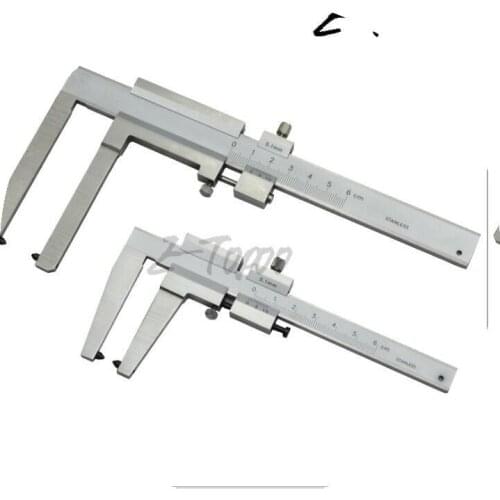 Brake Pad Wear Thickness Measuring Rule Vernier Caliper 0-60 0.1mm Claw Length 55mm/80mm
