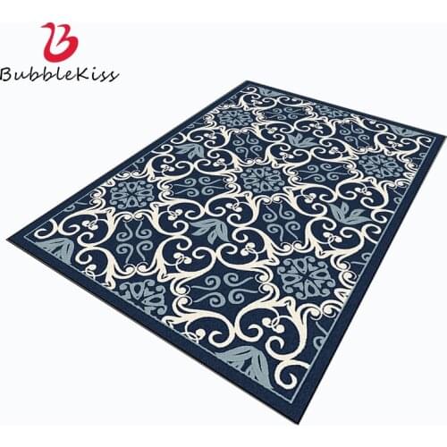 Bubble Kiss Nordic Style Carpets for Living Room Home Blue Printed Pattern Bedroom Rug Non-Slip Kids Room Decor Cutomized Carpet