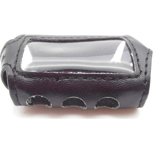 Russia version A91 leather case for starline A91 B9 B6 A61 lcd remote two way car alarm system free shipping