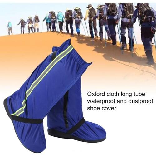 80%HOT1Pair Long Rainproof Shoes Covers Non-slip Rain Boots for Motorcycle