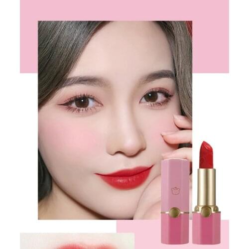 DROHOO 5 Colors Lipstick Matte Velvet Lip Gloss Waterproof Moisturizing Long Lasting Lip Tint Makeup Cosmetics Non Stick Cup