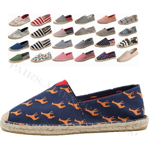 New Summer Linen Breathable Casual Flats Women Mens Espadrilles Loafers Fashion Boy Canvas Shoes Fisherman Driving Footwear