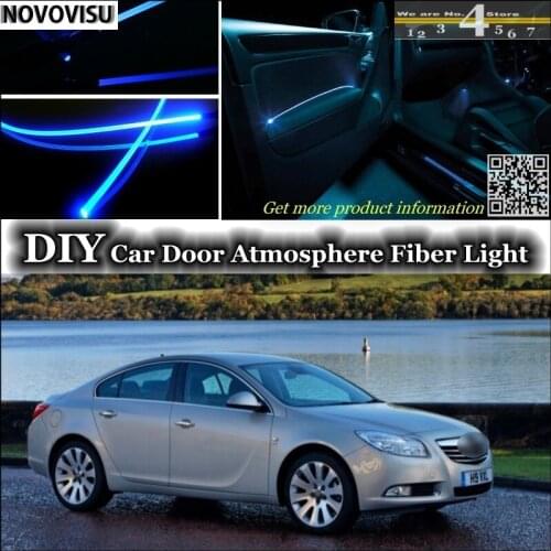 NOVOVISU For Vauxhall Insignia interior Ambient Light Tuning Atmosphere Fiber Optic Band Lights Inside Door Panel illumination