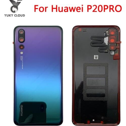 Original huawei p20pro Battery Cover For P20 pro Replace the battery cover With camera cover p20 pro
