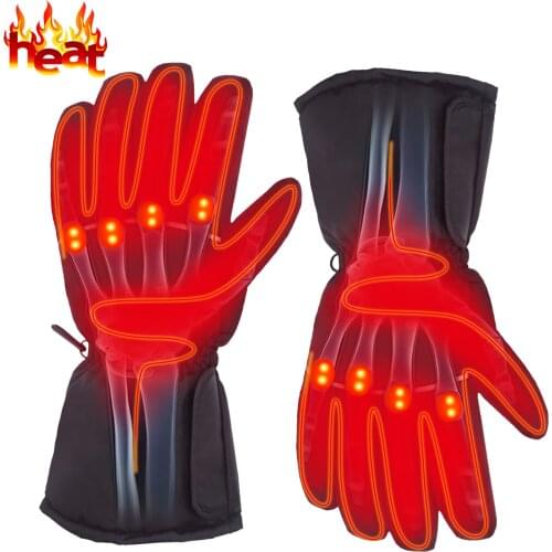 Rechargeable Electric Battery Heated Gloves for Men Women,Outdoor Indoor Battery Powered Hand Warmer Glove Liners for Climbing
