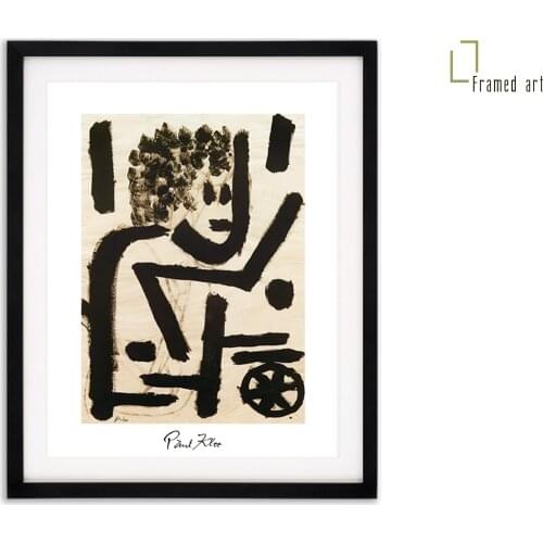 Paul Clee framed artwork indeckung_klee in Deckung, 1937 aluminum picture frame with mat board