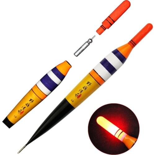 Fishing Float LED Electric Float Light Fishing Tackle Luminous Electronic Float Without Battery Tackle Bobber Fishing bobber