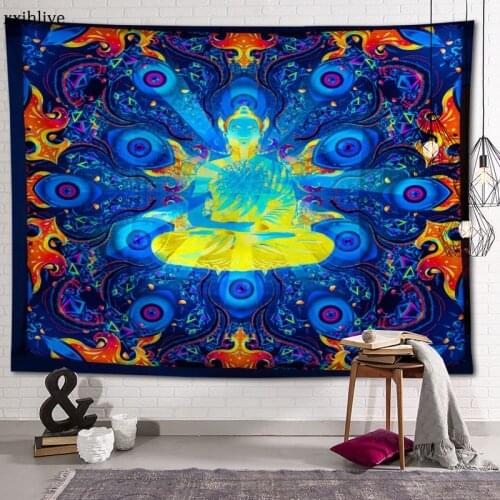 Religious Mandala Art Custom HD Tapestry For Carpet Travel Mattress Wall Carpets Art Home Decor 70x95cm,100x150cm,130x150cm
