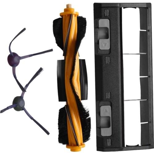 Robot Vacuum Cleaner Side Brushes Main Brush Cover Kit for Ecovacs Deebot OZMO 950 Robotic Vacuum Cleaner Parts Accessories