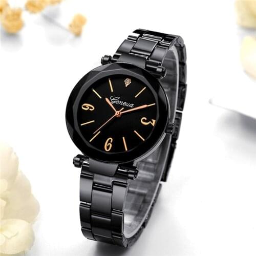 Top Luxury Brand Womens Watches Reloj Mujer Casual Quartz Watch Women Mesh Full Stainless Steel Dress Relogio Feminino Clock