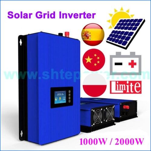 2000W Solar Grid Tie inverter With internal limiter MPPT pure sine wave grid tie solar inverter 2kw DC45-90V to AC220v 230V 240V