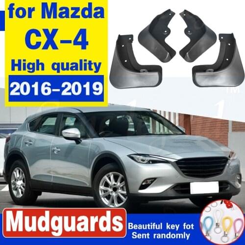 4Pcs OE Styled Car Mud Flaps For Mazda cx-4 cx 4 2016-2018Mudflaps Splash Guards Mud Flap Mudguards Fender 2017 Mudguards Fender