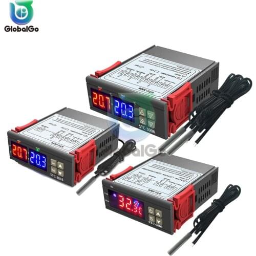 AC 110-220VLED Digital Thermostat for Incubator Temperature Controller Thermoregulator Relay Heating Cooling STC-1000 3000 3008