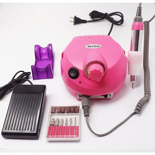 Nail Drill Machine 30000RPM Pro Manicure Machine Apparatus for Manicure Pedicure Kit Electric File with Cutter Nail Art Tool