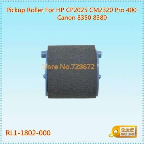 Free shipping 6pcs/lot Spare Parts RL1-1802-000 new Pick UP Roller for HP CP2025 CM2320 Pro 400 Canon 8350 8380 Printer