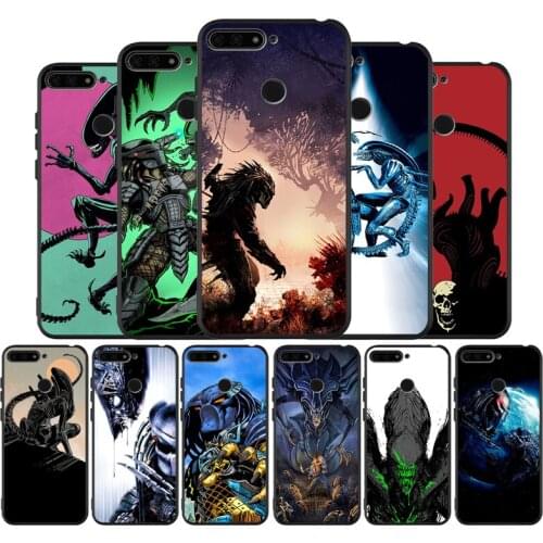 Alien vs Predator Cool black Silicone Phone Case For honor 30 20 Pro 8 8X 9 10 20 Lite Mate 10 20 30 Lite Pro cover