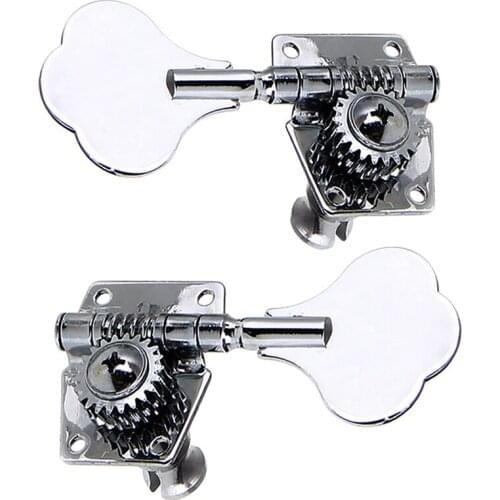 ELOS-1pc Vintage Jazz Precision Bass Tuning Pegs Open Geared Bass Tuners Machine Head Bass Replacement Bass Accessories