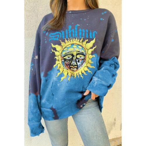 HalouWind Women's Sweatshirts With Inscriptions
