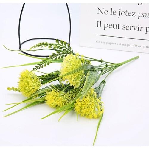Artificial Flowers Plastic Flower Wedding Decoration Fake Grass Party Supplies Home Accessories Summer