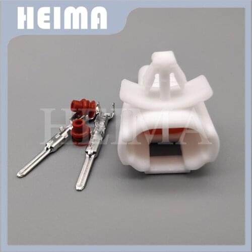 10/20/30sets kit Sumitomo MT090 2 Pin way Male white waterproof auto Connector motorcycle fog lights plug with clip cap