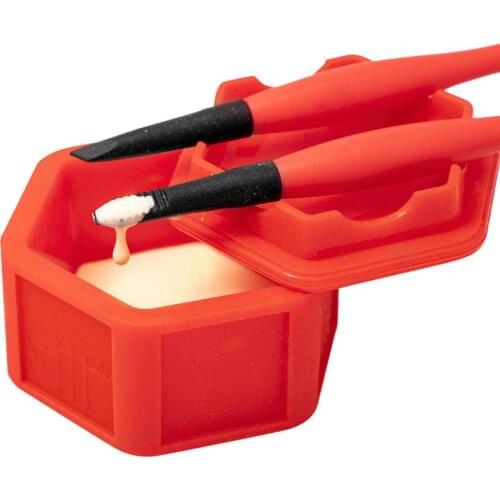 Multi-purpose Sealing Lid /Glue Brush Holder With 3 Glue Brushes For Crafts Woodworking Accessories Kit